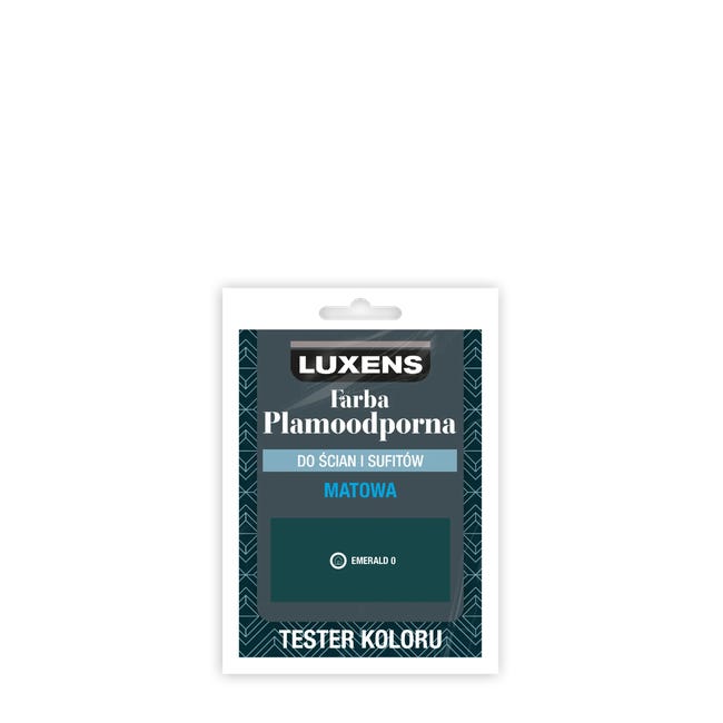 Tester farby Luxens Plamoodporna Emerald 0 25 ml