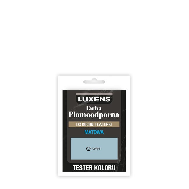 Tester farby Luxens Plamoodporna do kuchni i łazienki Fjrod 5 25 ml