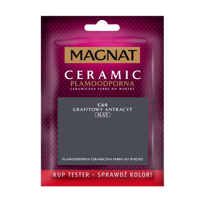 Tester farby Magnat Ceramic Grafitowy antracyt 30 ml