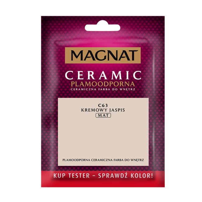 Tester farby Magnat Ceramic Kremowy jaspis 30 ml