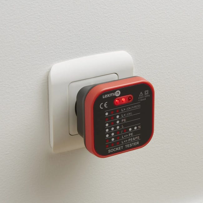 Tester gniazd 230V UT07A-EU LEXMAN