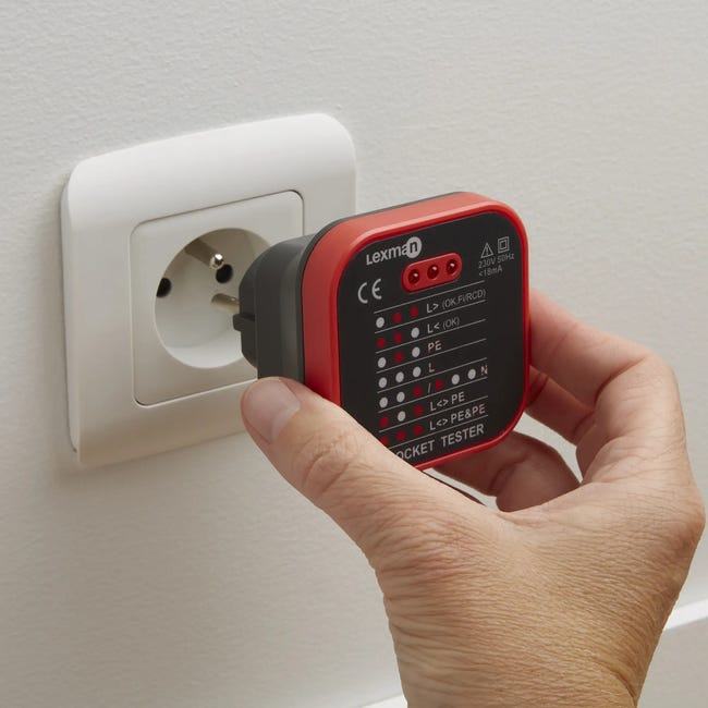 Tester gniazd 230V UT07A-EU LEXMAN