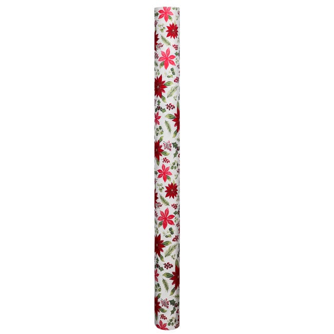 Tkanina na mb świąteczna Christmas Holly szer. 140 cm