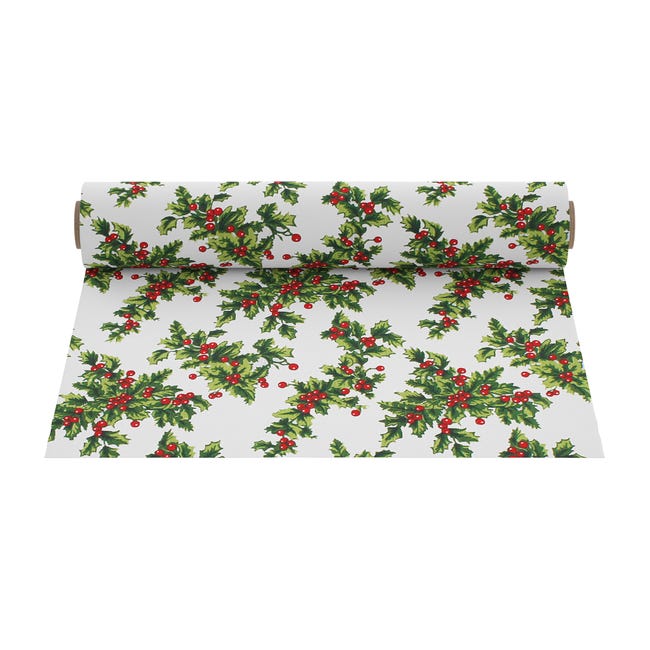 Tkanina świąteczna na mb Christmas Magic zielona szer. 145 cm