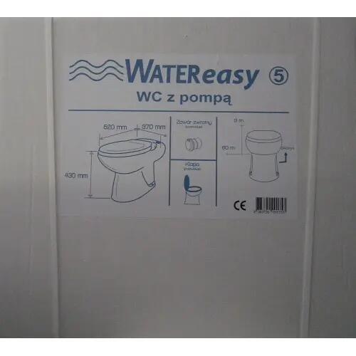 Toaleta wykorzystująca metodę maceracji WATEREASY 5 SETMA