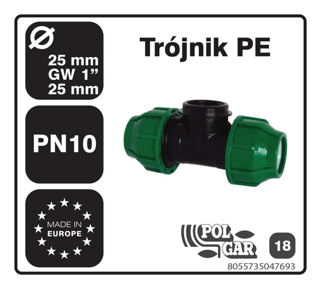 Trójnik 25 mm-GW1