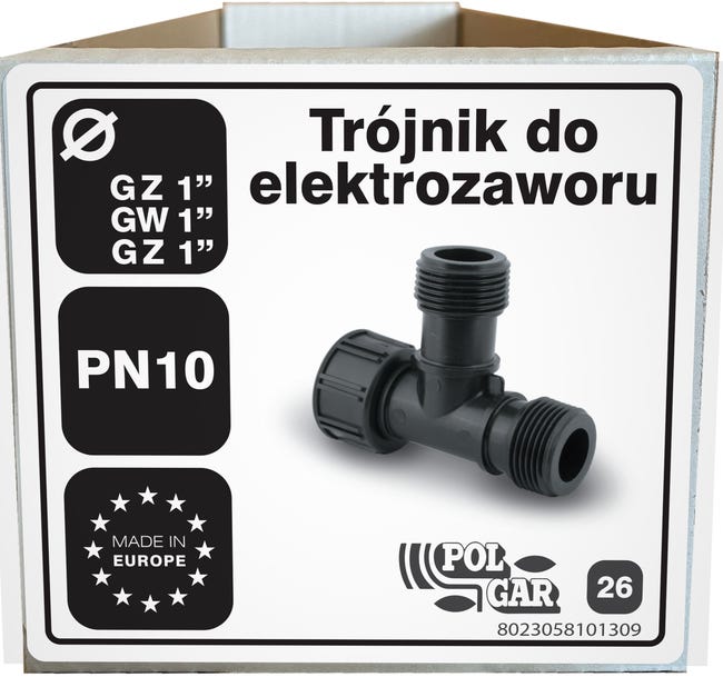 Trójnik do elektrozaworu 2xGZ1