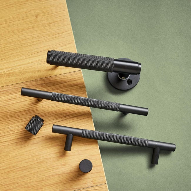 Uchwyt meblowy Axcel 128 mm czarny 2 szt. Inspire