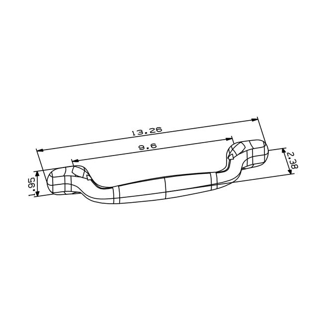 Uchwyt meblowy Kitnos 96 mm czarny 2 szt. Delinia iD