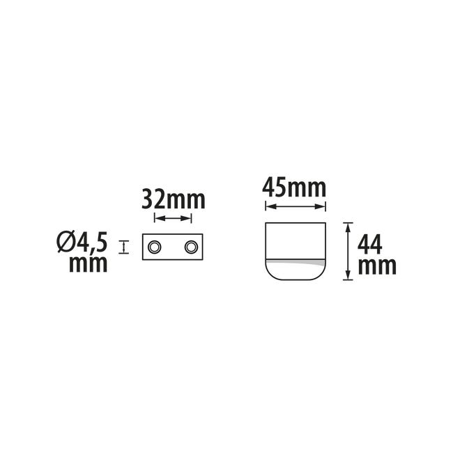 Uchwyt meblowy Oslo 32 mm złoty Inspire