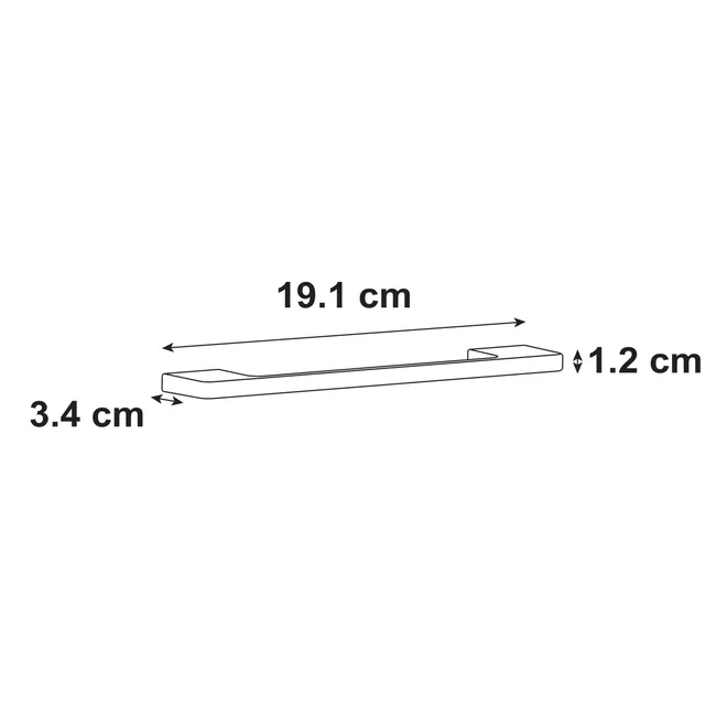 Uchwyt meblowy Poros 160 mm aluminium Delinia iD