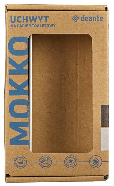 Uchwyt ścienny na papier toaletowy Mokko Bianco Deante