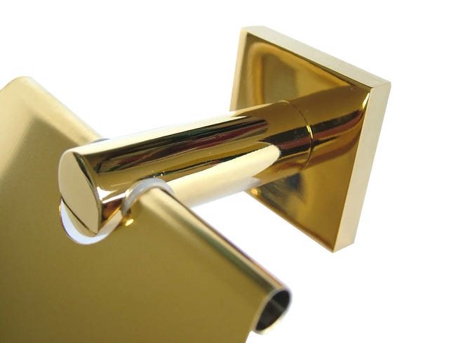 Uchwyt ścienny na papier toaletowy Nero Gold Ba-De