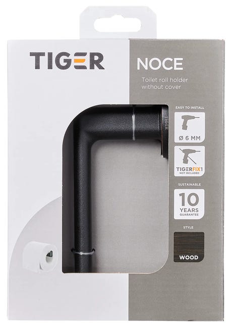 Uchwyt ścienny na papier toaletowy Noce Tiger