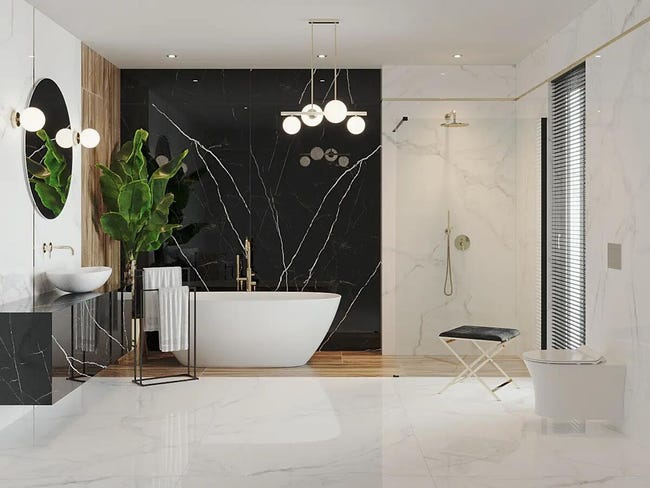 Umywalka ceramiczna Essentia 38.5 x 70 Wellneo