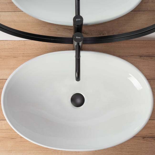 Umywalka ceramiczna Olga 63 x 42 Rea