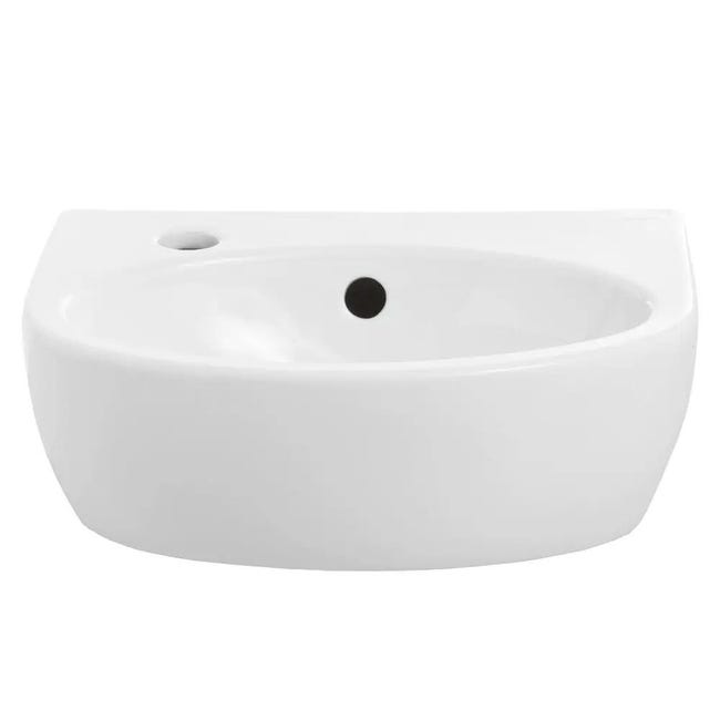 Umywalka ceramiczna Parva Prawa 40 x 32 P Z/O Cersanit