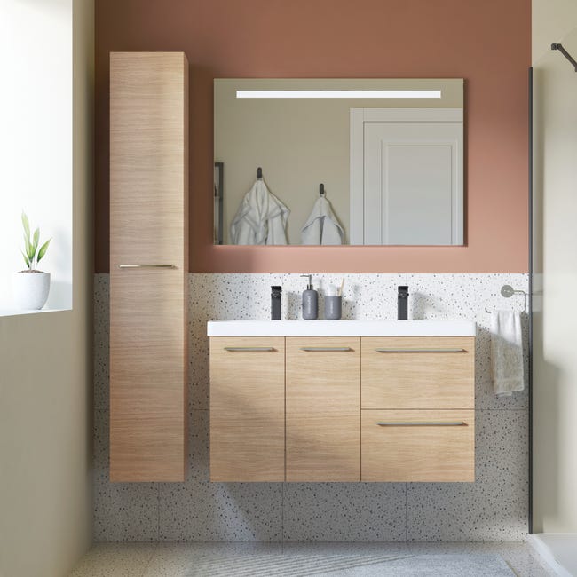 Umywalka ceramiczna Remix New 106 X 48.5 Sensea