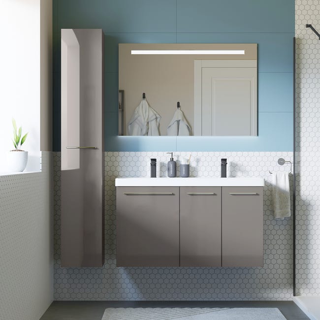 Umywalka ceramiczna Remix New 106 X 48.5 Sensea