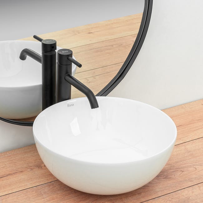 Umywalka ceramiczna Stella 36 x 36 Rea