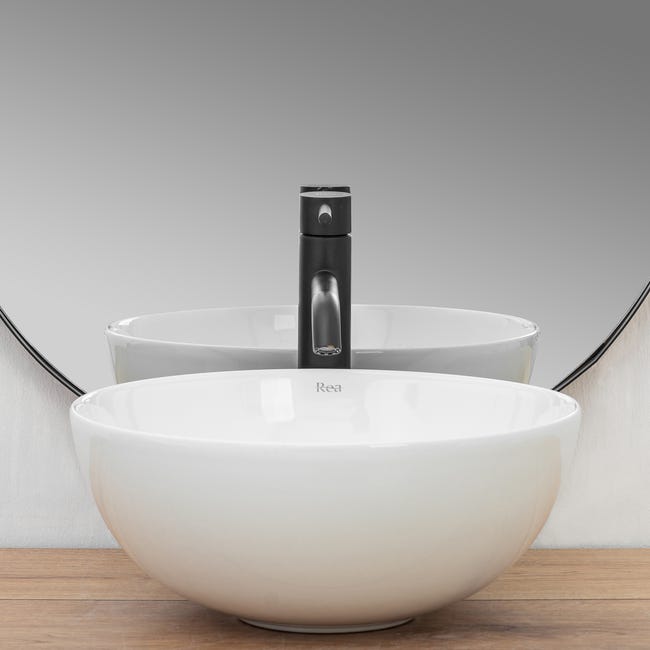 Umywalka ceramiczna Stella 36 x 36 Rea