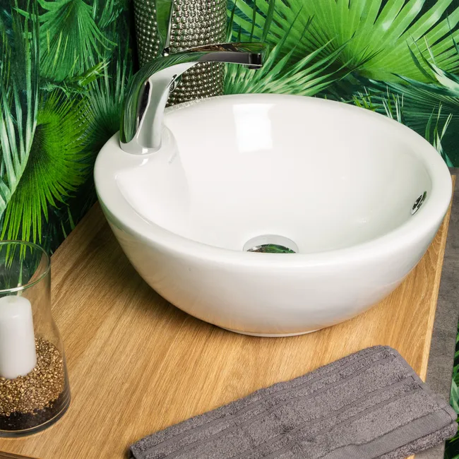 Umywalka ceramiczna nablatowa 40 Kerra