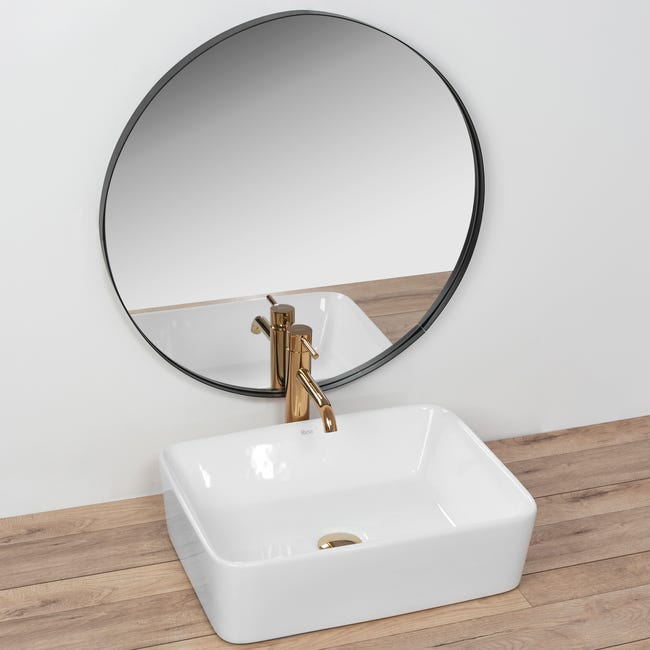 Umywalka ceramiczna nablatowa Anita 48.5 x 37.5 Rea