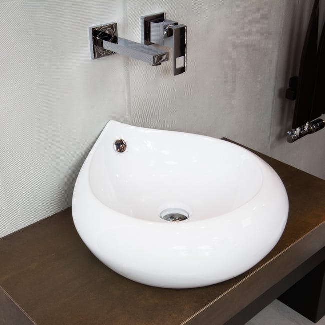 Umywalka ceramiczna nablatowa Lucyna 47 x 48.5 Domino