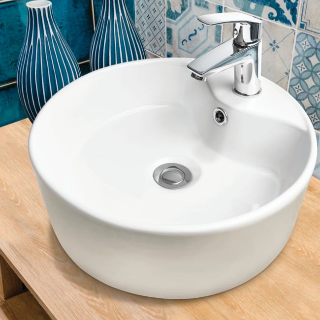 Umywalka ceramiczna nablatowa Rondi 41 Invena