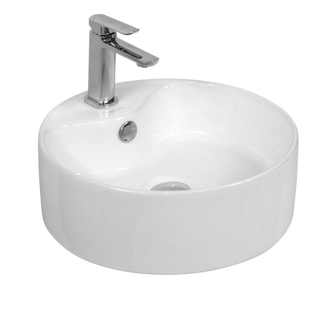 Umywalka ceramiczna nablatowa Silvia 41 x 41 Domino