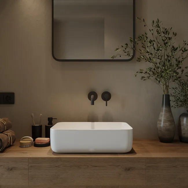 Umywalka ceramiczna nablatowa Westa 45 Invena