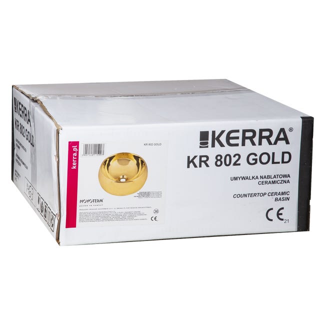 Umywalka ceramiczna nablatowa gold KR-802 Kerra