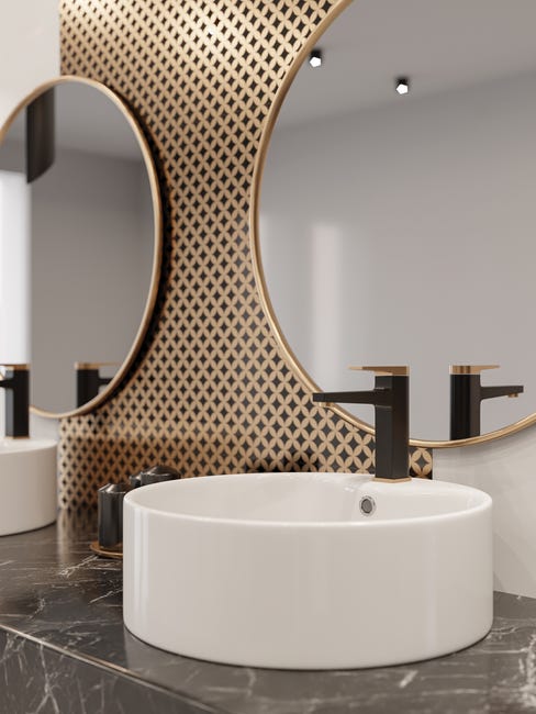 Umywalka ceramiczna stawiana Romdi 47 Invena