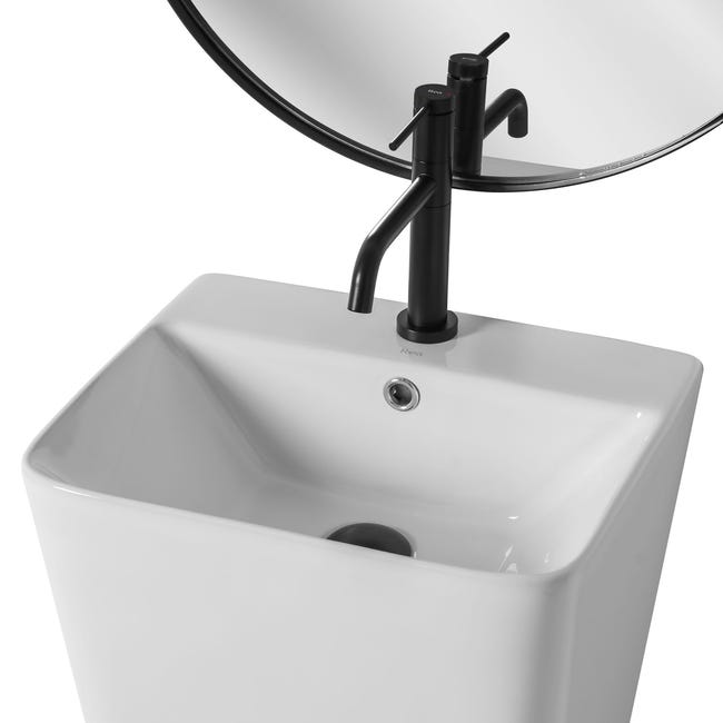 Umywalka ceramiczna wolnostojąca Aris 45 x 84.5 Rea