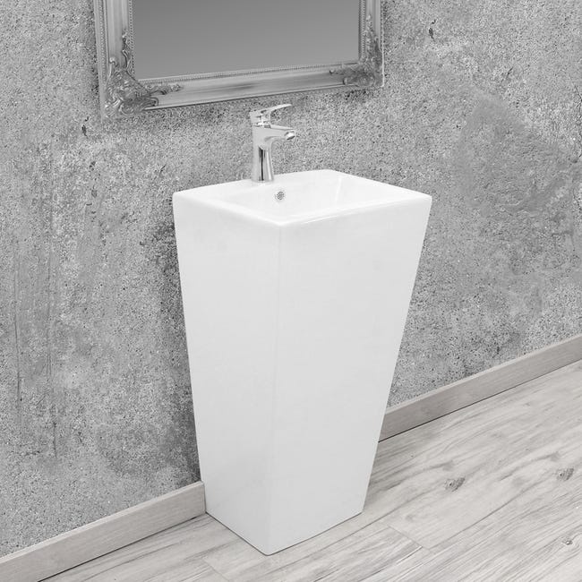 Umywalka ceramiczna wolnostojąca Daria 44 x 38 Rea