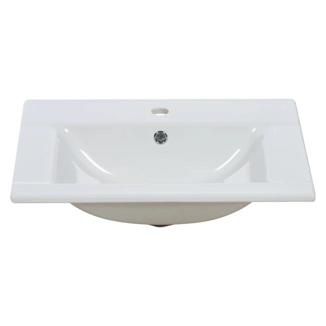 Umywalka ceramiczna wpuszczana w blat Ontario 60 x 44 Cersanit