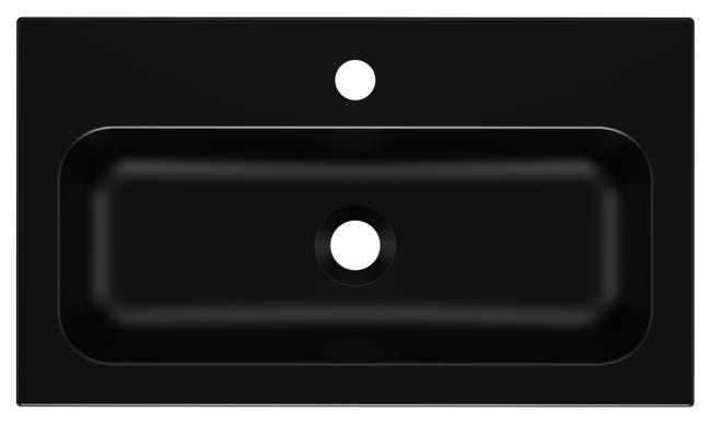 Umywalka konglomeratowa Modo Remix S Dep Black 61 x 35 Axis