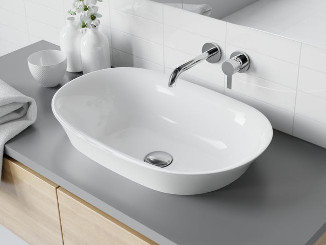 Umywalka konglomeratowa nablatowa Balmia 56 x 36