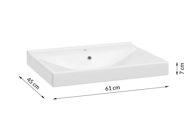 Umywalka meblowa Nero 60 Nas