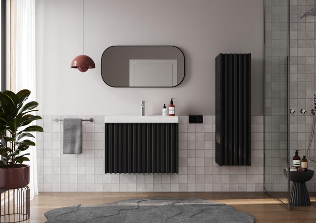 Umywalka meblowa Nero 80 Nas