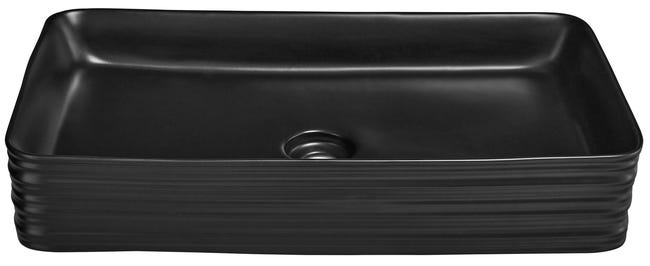 Umywalka nablatowa ceramiczna LUM-28 67 X 37 Evg Trade