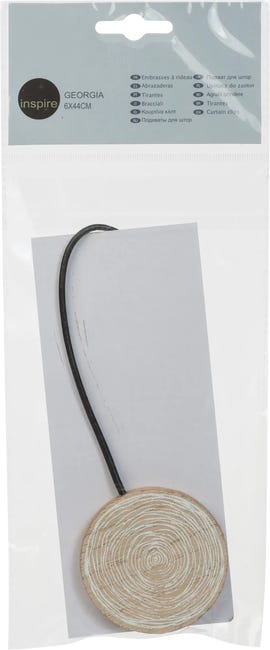 Upinacz do zasłon z magnesem Georgia biały 44 cm Inspire