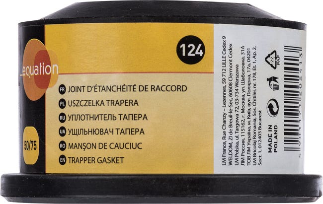 Uszczelka 50 / 75 mm EQUATION