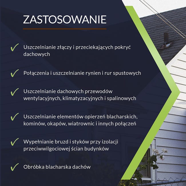 Uszczelniacz KAUCZUKOWY 310 ml Bezbarwny Tytan