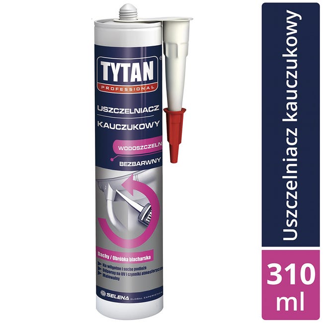 Uszczelniacz KAUCZUKOWY 310 ml Bezbarwny Tytan