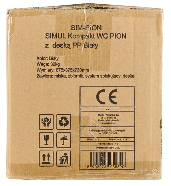 WC kompakt pion Simul Aquavea