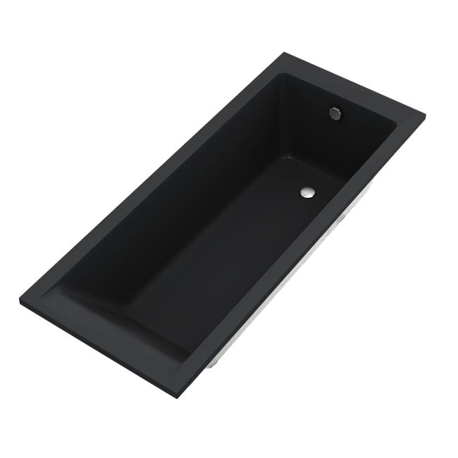Wanna prostokątna Torres Black Mat 140 X 70 Schedpol