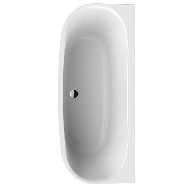 Wanna prostokątna z obudową Luxo Owal 180 x 80 Sanplast