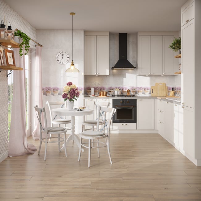 Wazon ceramiczny Baryłka wys. 20 cm biały