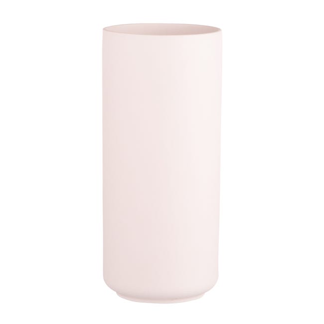 Wazon ceramiczny pudrowy róż wys. 25 cm